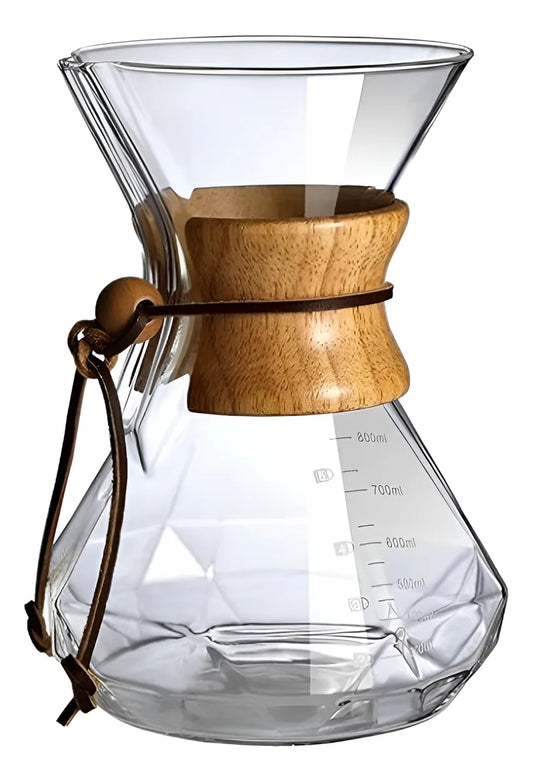 Cafetera chemex vidrio borosilicato 400ml