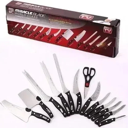 set de cuchillos x 13 piezas