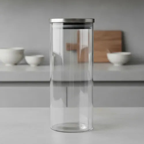 Recipiente redondo de vidrio 180ml