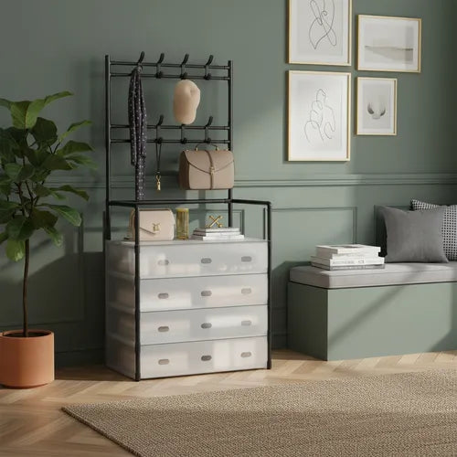 Zapatero 5 niveles mas perchero