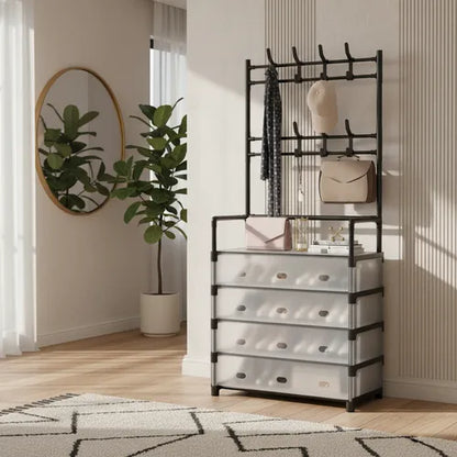 Zapatero 5 niveles mas perchero