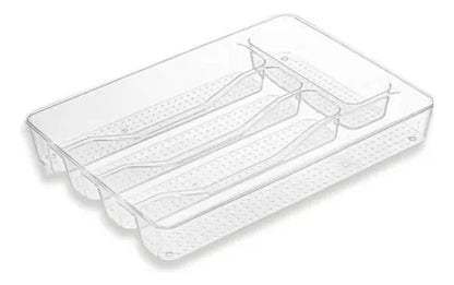 Organizador de cubiertos en acrilico x5 espacios