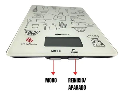 Gramera nutricional con bluetooth