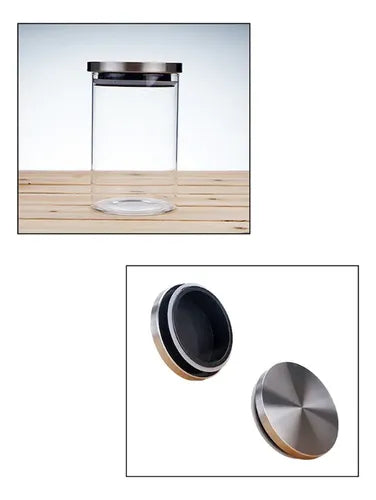 Recipiente redondo de vidrio 100ml