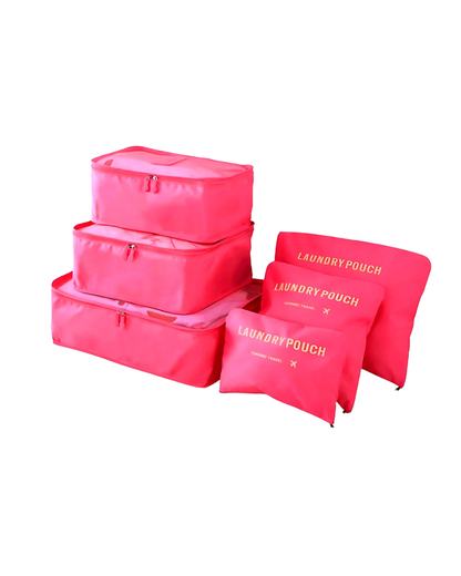 Kit de bolsas viajeras x6