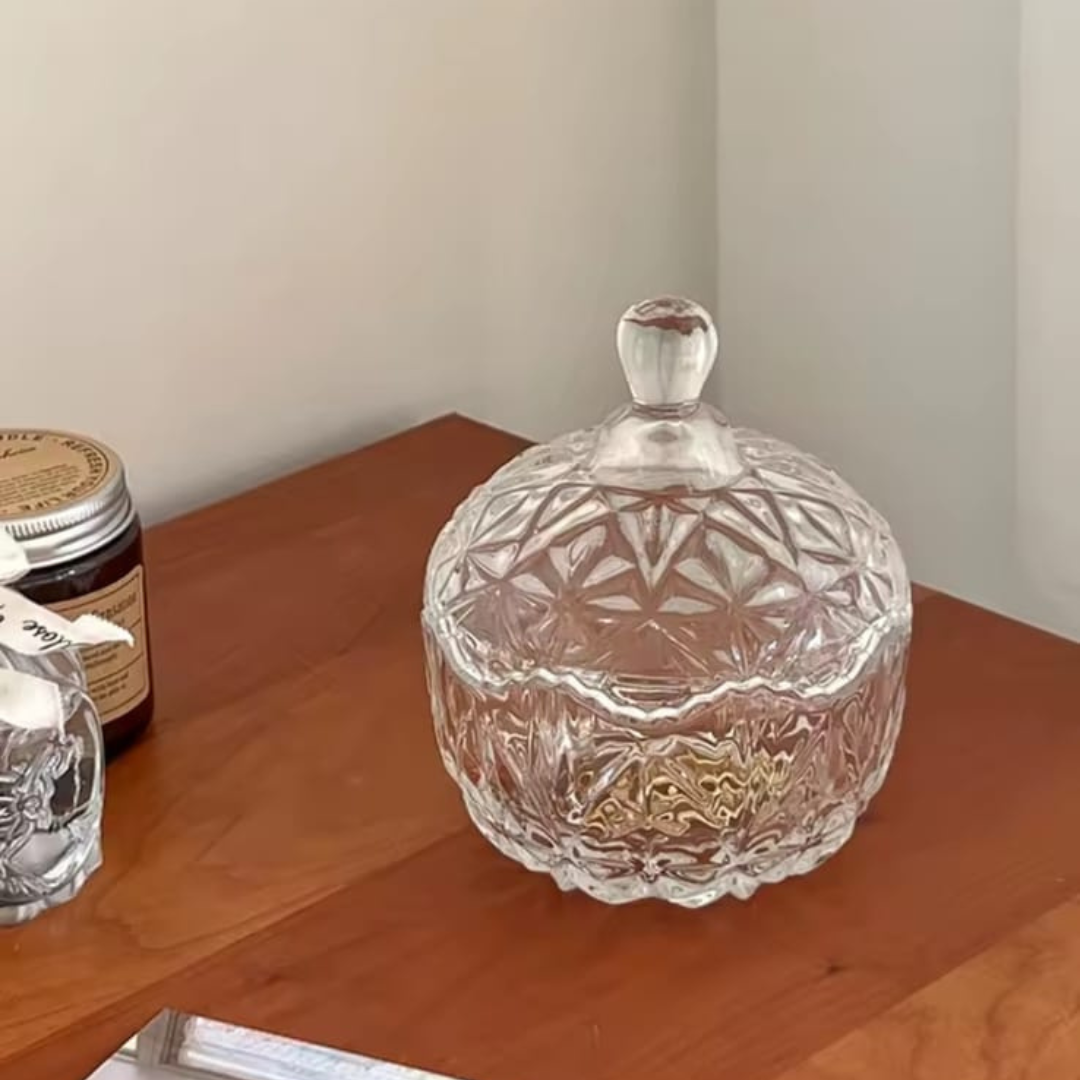 Bombonera de vidrio