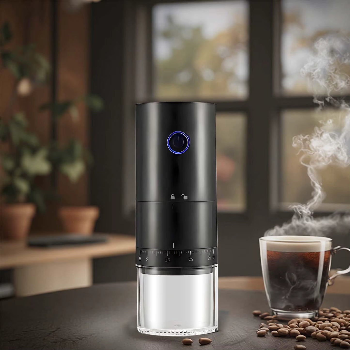 Moledor de café eléctrico en cerámica