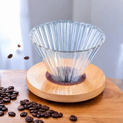 Embudo de vidrio metodo v60