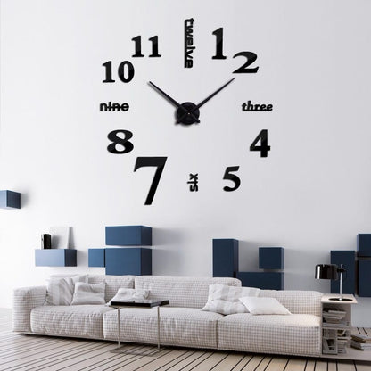 Reloj 3D grande para pared