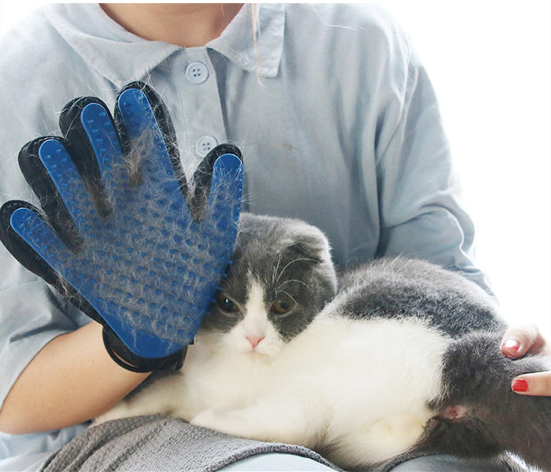 Guante removedor de pelos para mascotas