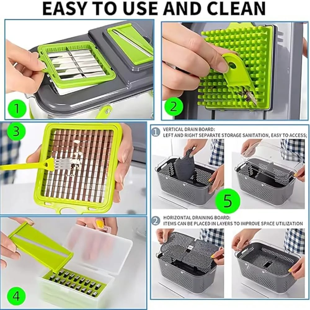 Rallador multifuncional de verduras