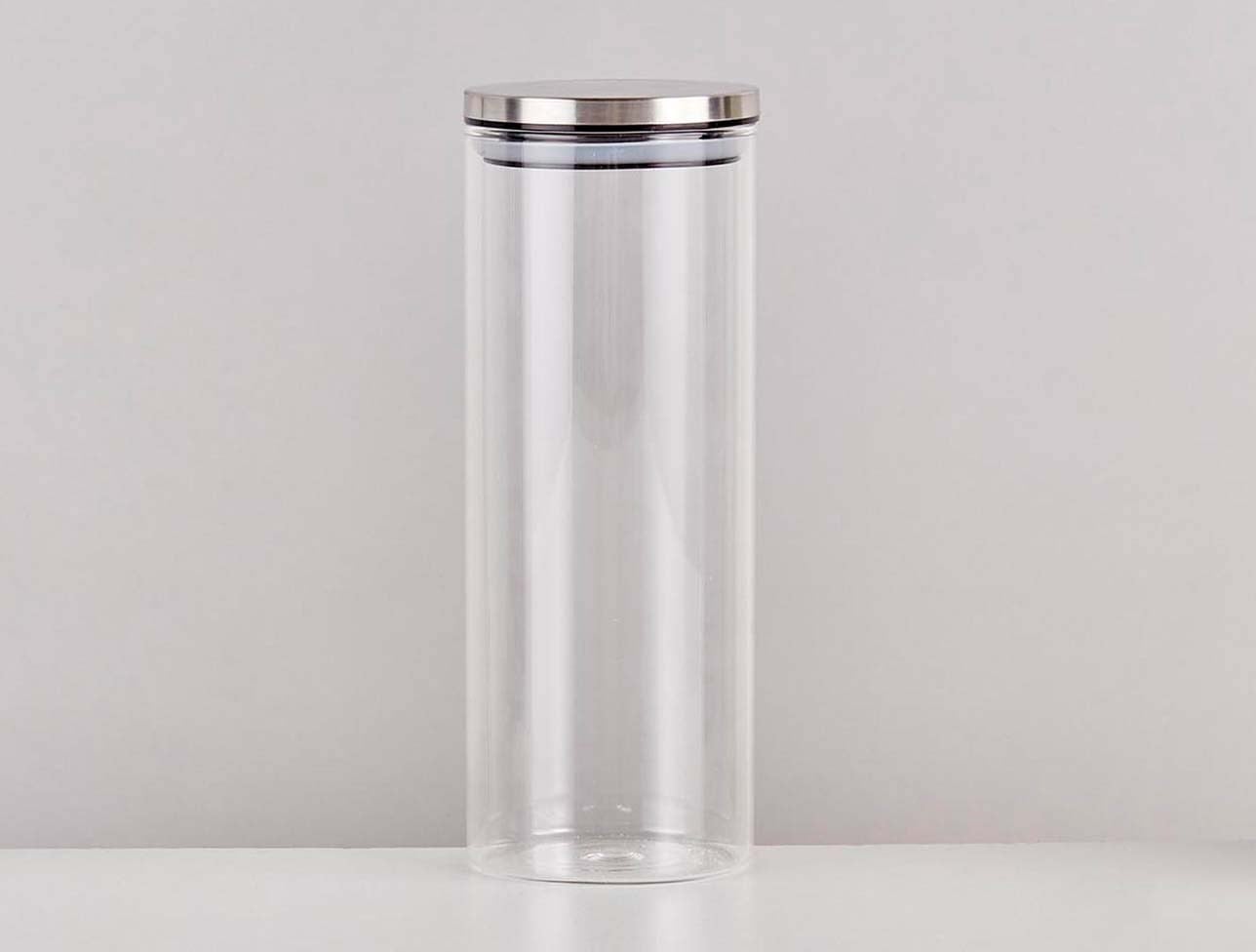 Recipiente redondo de vidrio 180ml