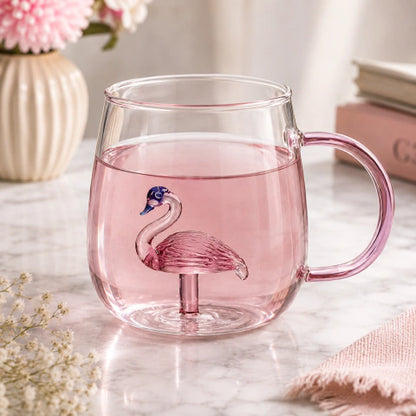 Vaso de vidrio flamenco