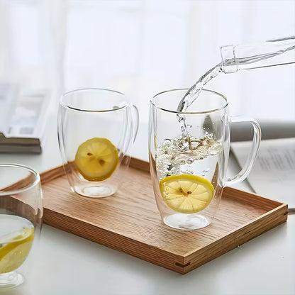 Vaso doble pared con agarradera
