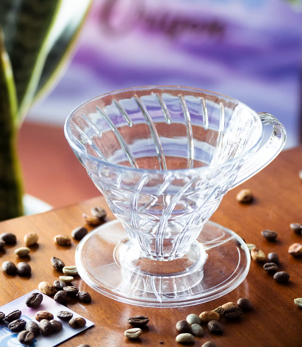 Embudo v60 de acrilico