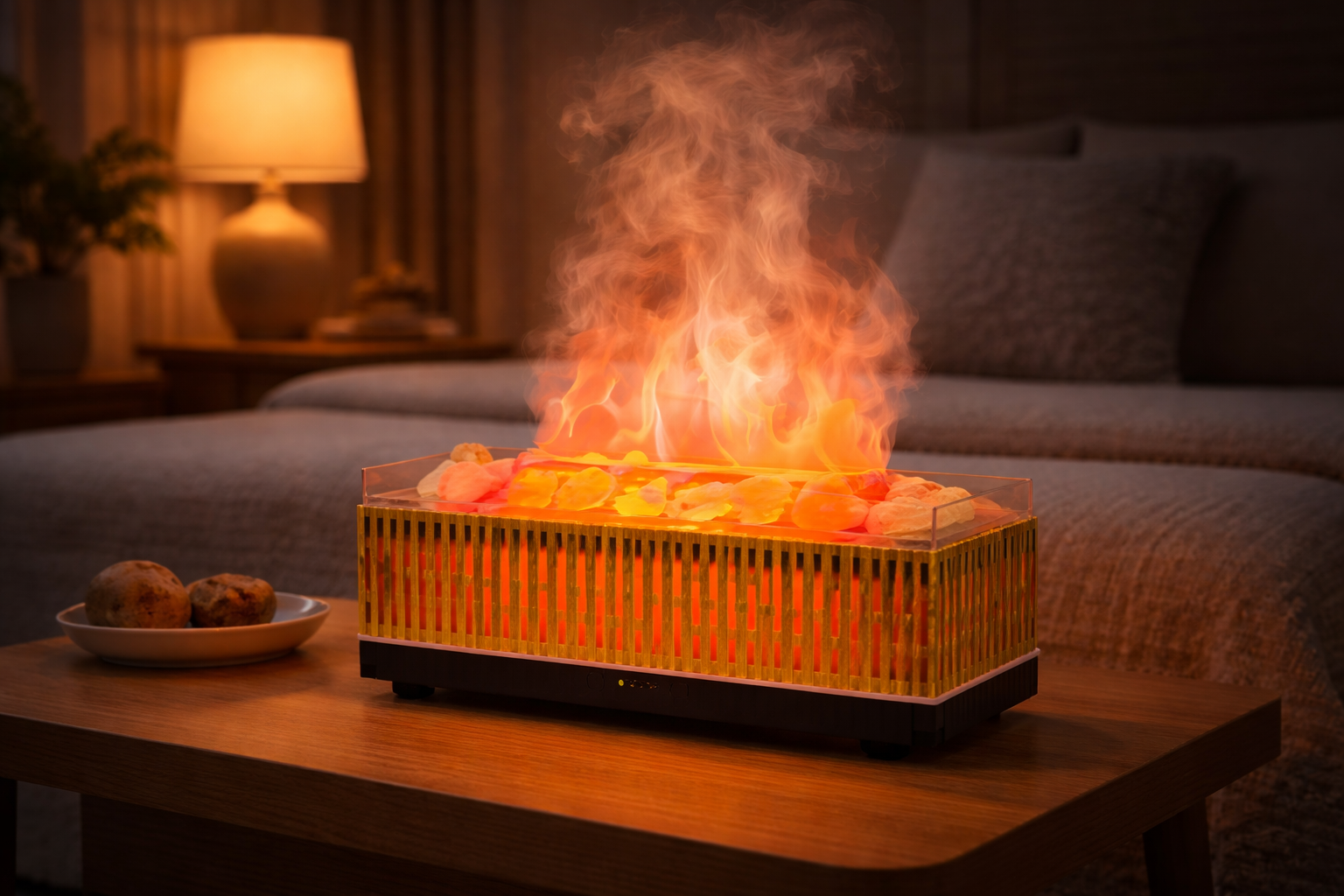humidificador chimenea