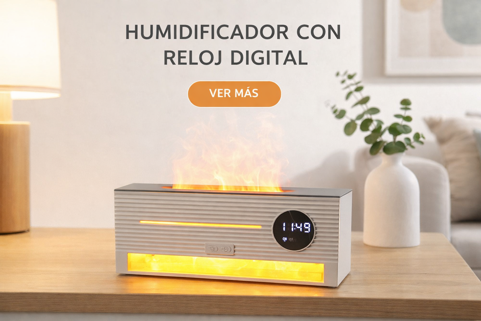 humidificador con reloj 