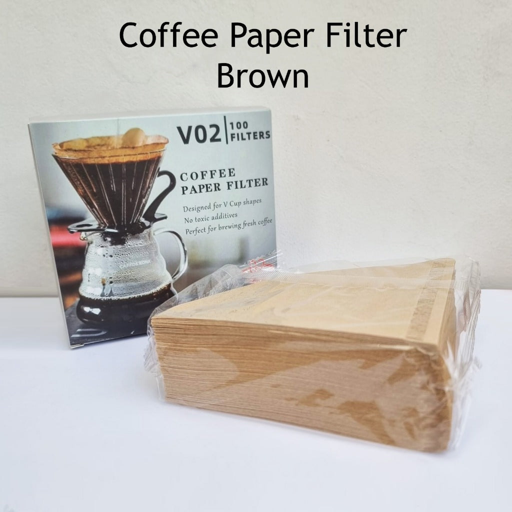 Set de 100 filtro para cafe v02