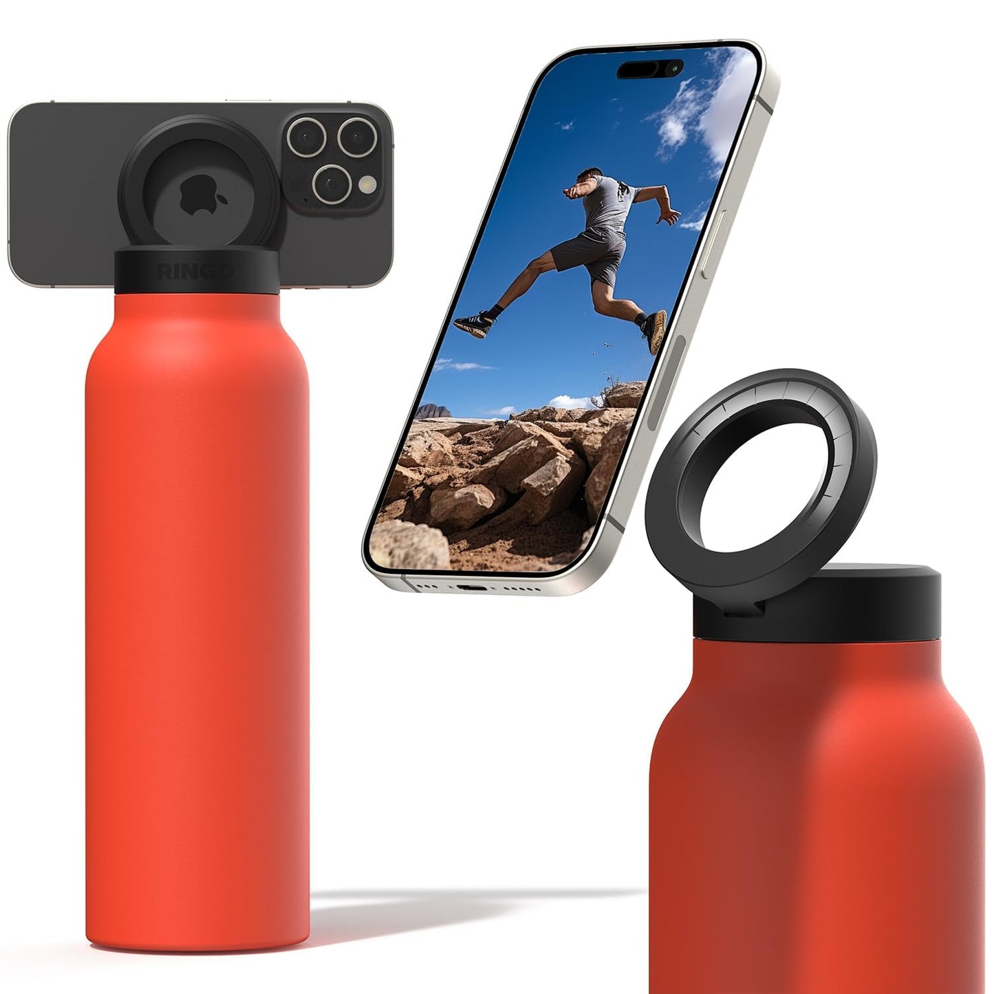 termo con soporte para celular 
