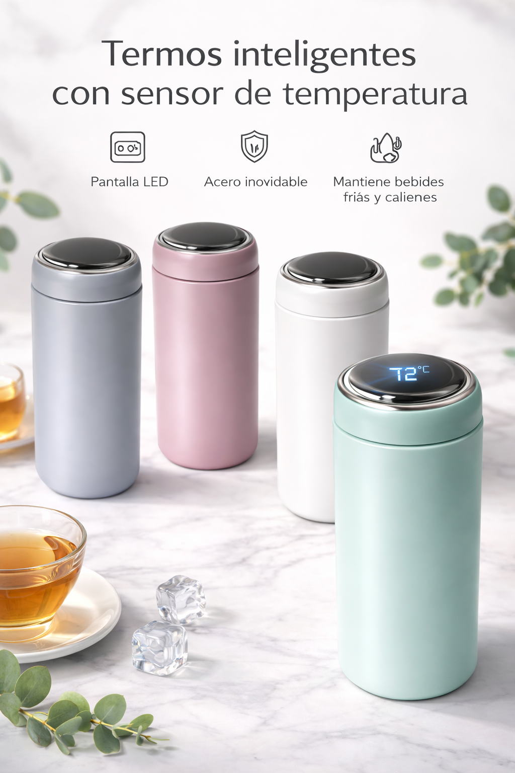 vaso inteligente con sensor 