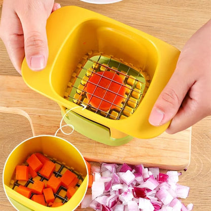Cortador de verduras en cubo